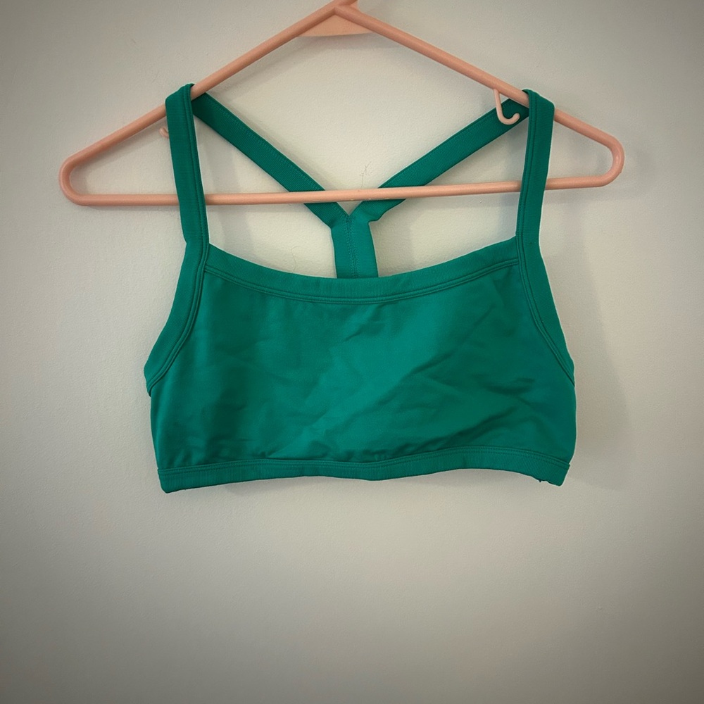 Green Sports Bra